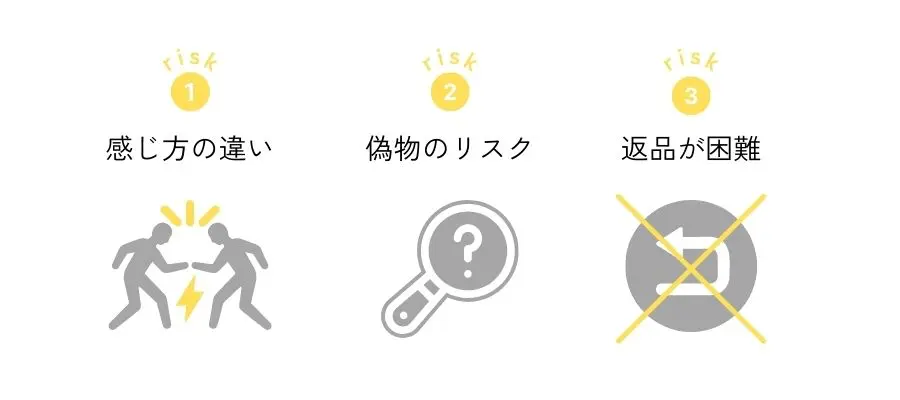 ②:偽物のリスクが高いフリマサイトは避ける