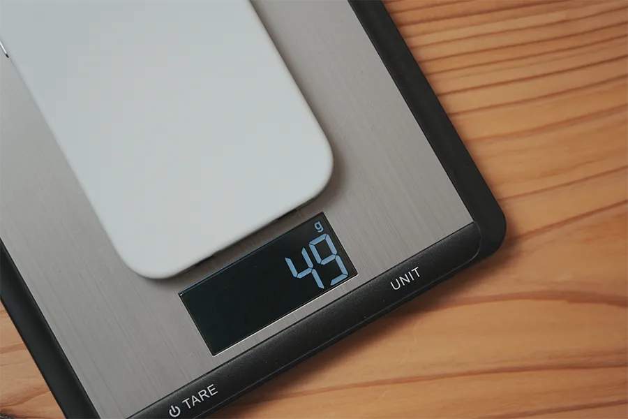 slingケースのおもさ49g
