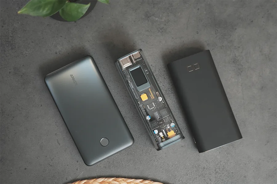 3つのモバイルバッテリー比較
