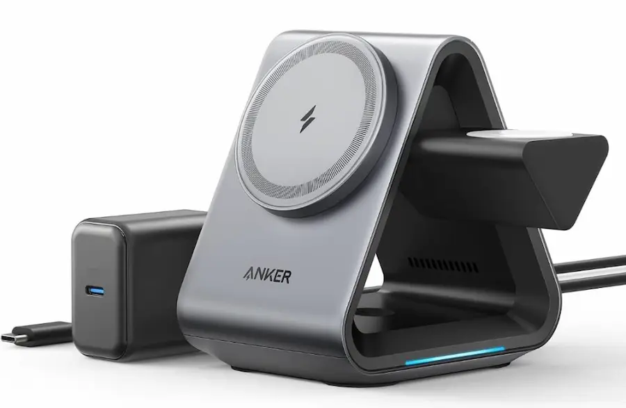 【3台同時充電】人気おすすめApple製品充電器・ワイヤレス充電スタンド6選のAnker 737 MagGo Charger (3-in-1 Station)