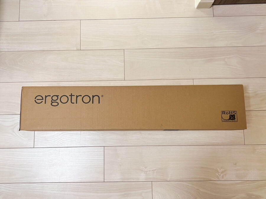 Ergotron（エルゴトロン）MXVデスクモニターアームの梱包箱