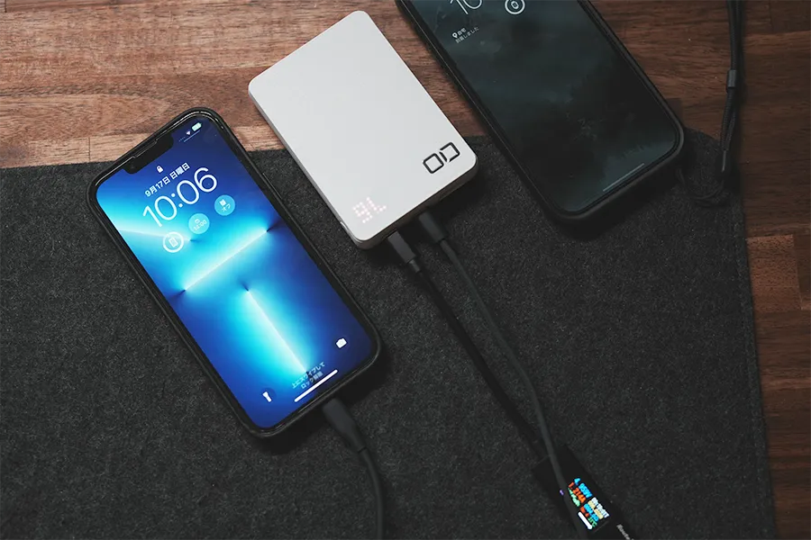 片側ポート充電