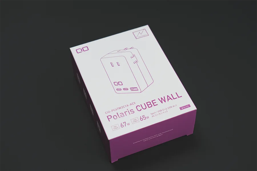CIO Polaris CUBE WALLのパッケージ