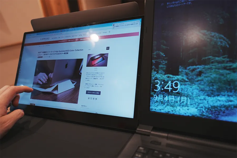WindowsPCで接続su
る必要あり