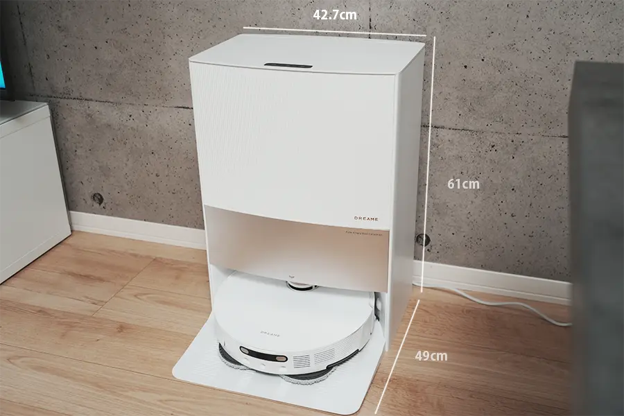 ベースステーションのサイズ