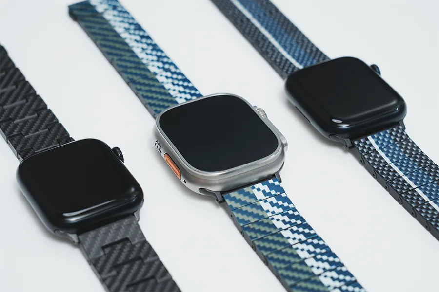 PITAKAバンドとApple Watch×3