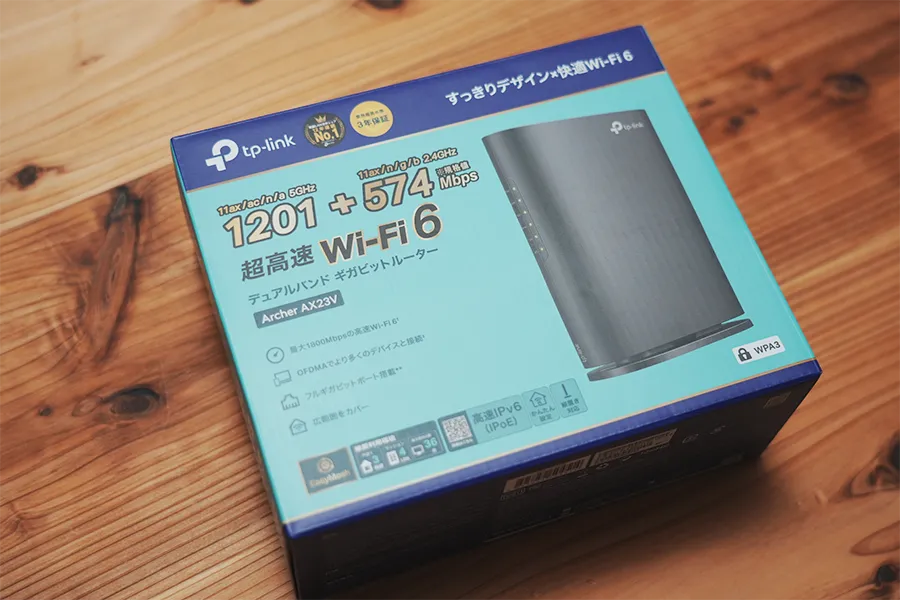 Archer AX23Vのパッケージ