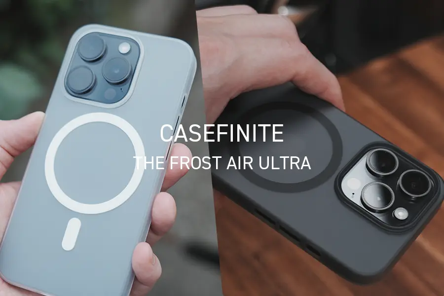 iPhone 15 Pro用CASEFINITE(ケースフィニット)THE FROST AIR ULTRAレビュー|美しいチタンを最大限に活かせるケース