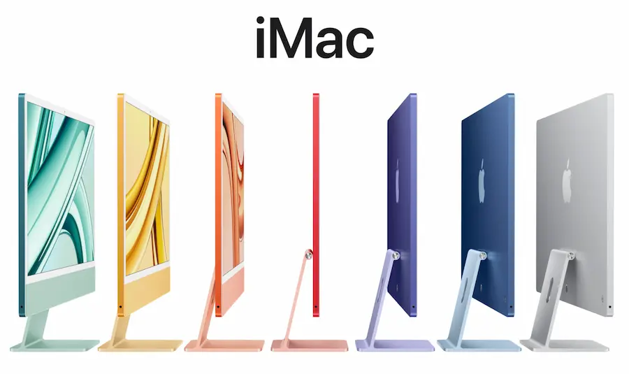 M3 iMacのカラーバリエーション